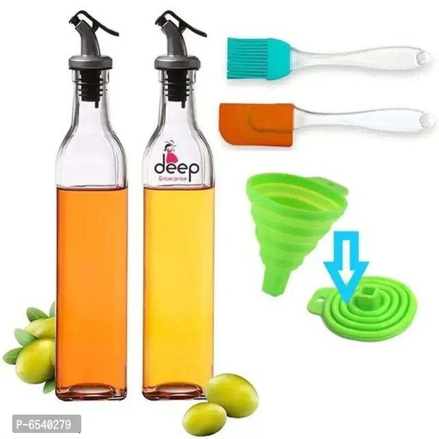 oil bottle with brush funnel 6540279