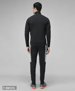 Stylish Fancy Cotton Blend Solid Regular Fit Tracksuit For Men 8981216 - XL
