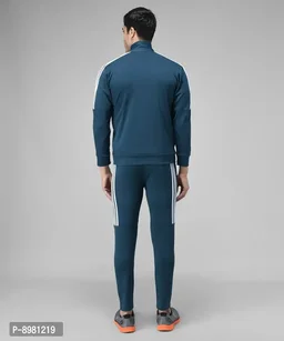 Stylish Fancy Cotton Blend Solid Regular Fit Tracksuit For Men 8981219 - XL