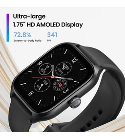 Fashion Smartwatch, 1.78rdquo; AMOLED Display with Premium Metal Body, Multiple Sports Modes with 100+ Watchfaces, Complete Health Suite with Stress Monitor, 7 Days Battery Life 3 ATM 14637672