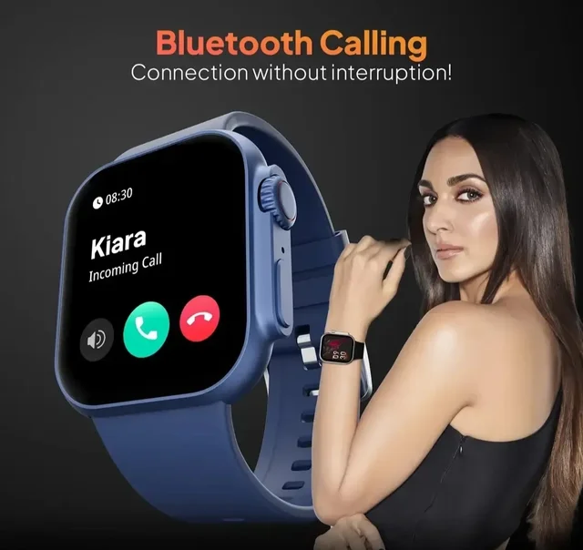 Gladiator 1.96 Biggest Display Smart Watch with Bluetooth Calling, Voice Assistant 123 Sports Modes, 8 Unique UI Interactions, SpO2, 24/7 Heart Rate Tracking, Rs 100 Off on UPI 13840348