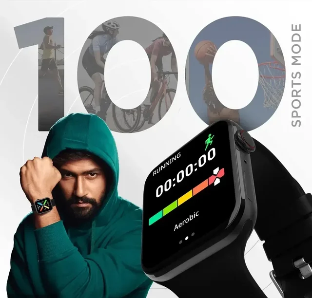 Visionary 1.78 AMOLED Bluetooth Calling Smartwatch with 368 * 448 Pixel Resolution, Rotating Crown 60Hz Refresh Rate 100+ Sports Mode, TWS Connection, Voice Assistance 13840238