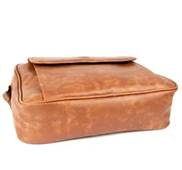 Trendy Men and Women Synthetic Leather Casual Travel/Office Laptop Messenger Bag10046055