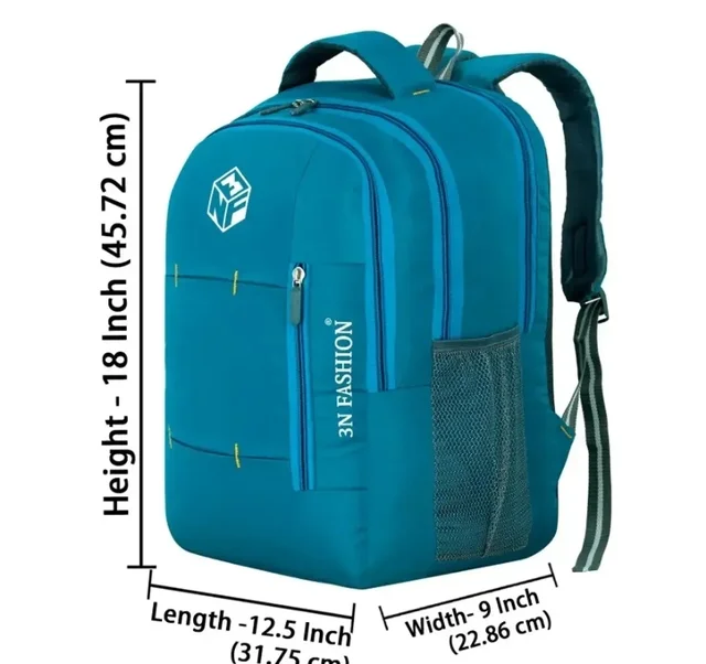 Unisex Medium 30 L Laptop Waterproof Backpack/School Bag/College Bag/Office Bag/For All type use 12724888