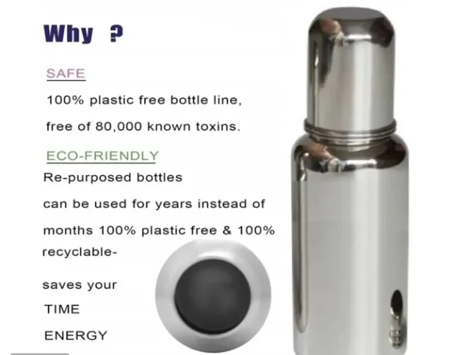 Stainless Steel Baby Feeding Bottle, Milk Feeding, Water Feeding 250 ml. 6403355