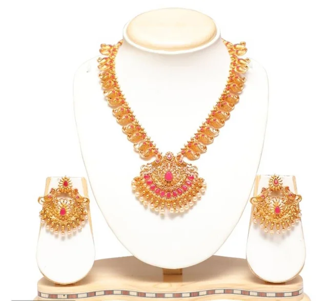 South Indian Jewellery Necklace Set For Women 6078690