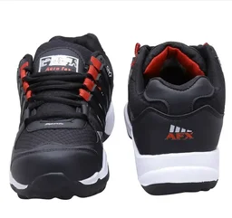 Mens Mesh Black Sports Running Shoes 2229188 - IND 10