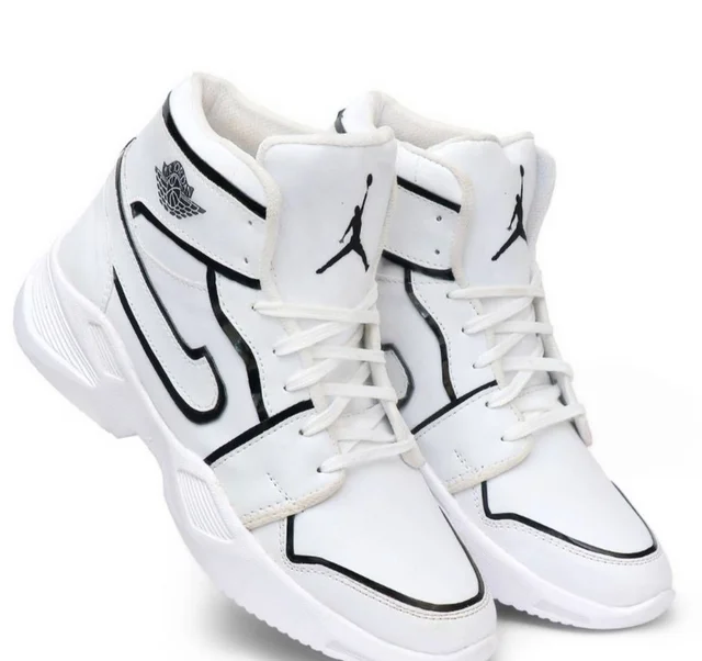 Trendy Rexine Boots for Men 8821415 - UK 6