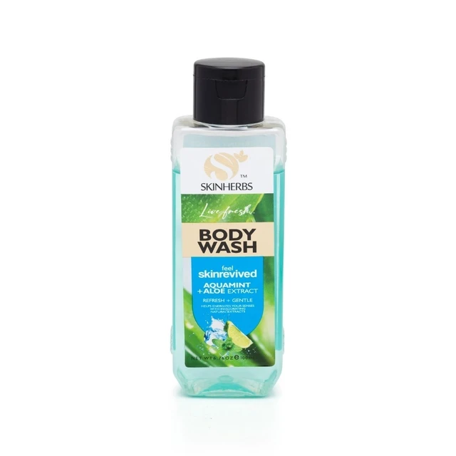 SKIN HERBS AQUAMINT  BODY WASH-100ml