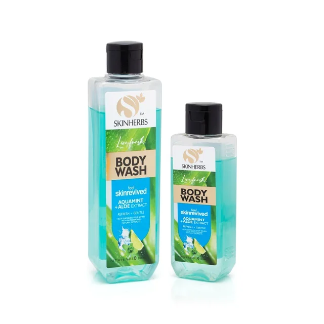 SKINHERBS SKIN HERBS AQUAMINT BODY WASH-100ml - 100ml