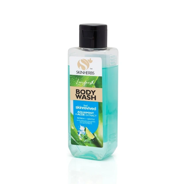 SKINHERBS SKIN HERBS AQUAMINT BODY WASH-100ml - 100ml