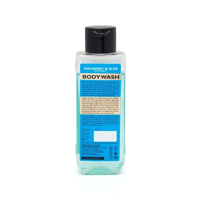SKINHERBS SKIN HERBS AQUAMINT BODY WASH-100ml - 100ml