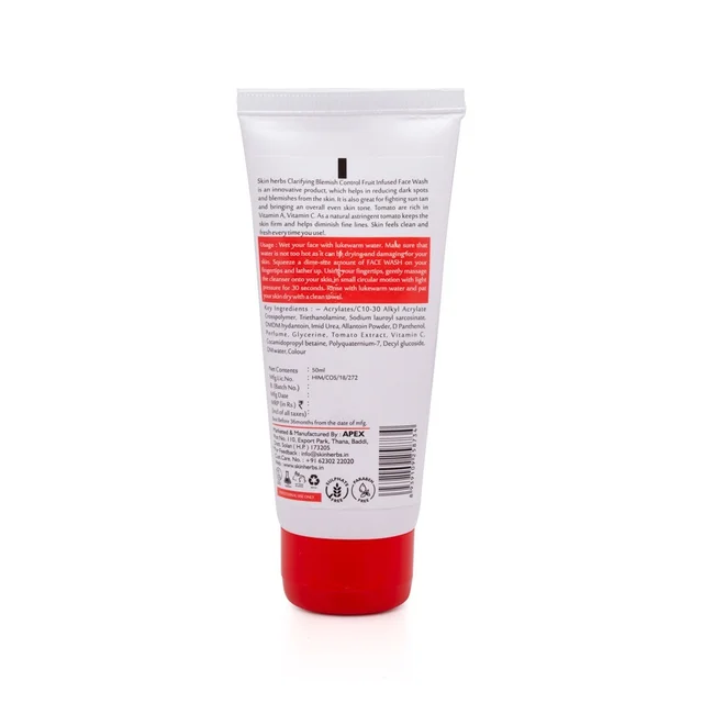 Skin Herbs Blemish Control & Clarifying Face Wash-50ml - 50ml