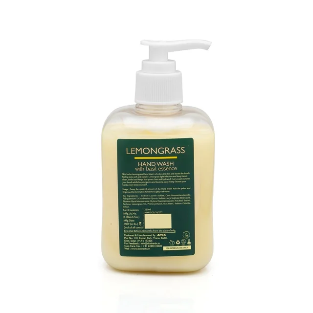 SKINHERBS Skin Herbs Lemongrass Hand Wash-250ml - 250ml