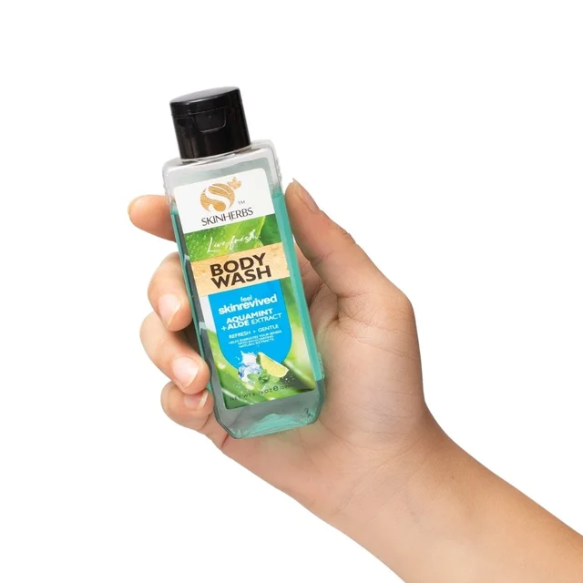 SKINHERBS SKIN HERBS AQUAMINT BODY WASH-100ml - 100ml