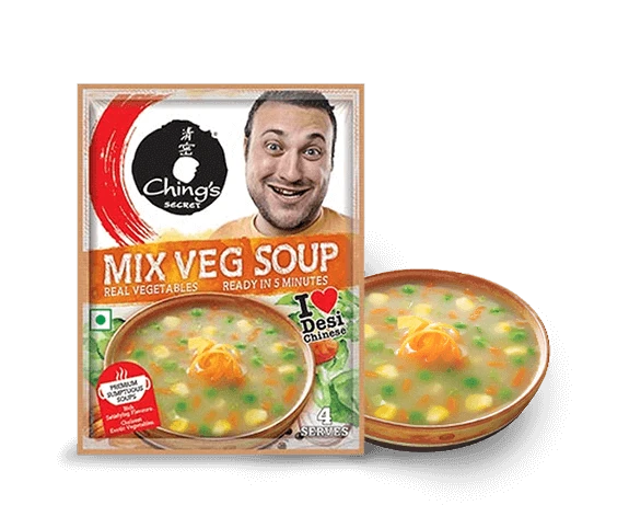 Ching's Secret Mix Veg Soup - 55Gm (Pack of 3)