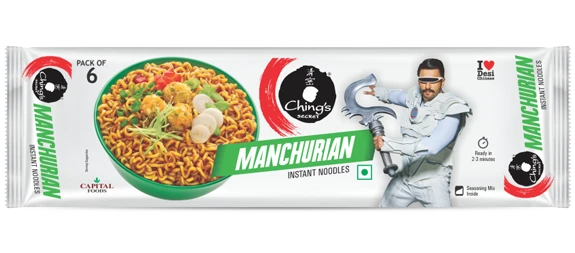 Ching's Secret Manchurian Noodles - 60Gm (Pack of 10)