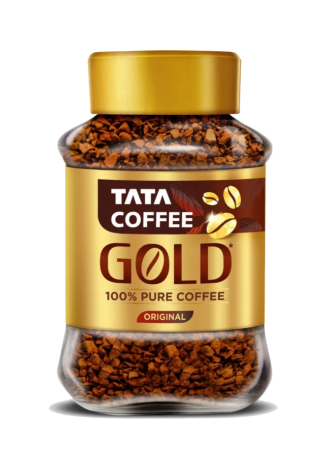 Tata Coffee Gold 100% Pure Instant Coffee (Original) - 50GM Special Edition Pack With Free Golden Mug