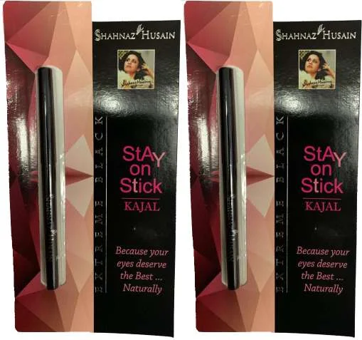 Shahnaz Husain Stay on Stick Kajal - 1GM (Pack of 2)