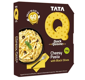 Tata Quick Quisine Cheesy Pasta With Black Olived - 290Gm