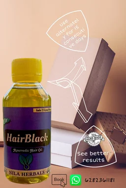 200 ML NILA HAIRBLACK OIL - Dorado