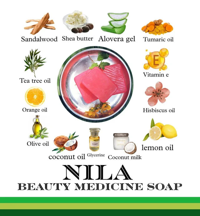 5 NILA BEAUTY MEDICINE SOAP refund acceptable - Pink Flamingo, Handmade, 65 Gram