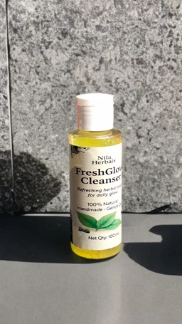 Nila Herbals Freshglow Cleanser 100 ML - 100ml, Pale Canary, Daily Use