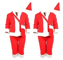PK HUB Santa Claus Christmas Dress Combo for Children Kids(PACK OF 2) - 3-6 month