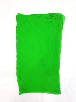 PK HUB Women's Chiffon Leheriya & Bandhej Saree With Same Color Blouse Piece(Length: 5.5 Meter, Blouse - 0.80 Meter) - Light Green