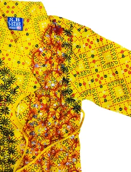 Boys Kids Ethnic Design Cotton Dhoti Kurta Chaniya Choli Set For Casual, Festival, occasional Boys set - 18M - 24M