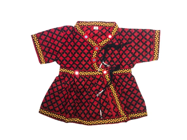 Boys Kids Ethnic Design Cotton Dhoti Kurta Chaniya Choli Set For Casual, Festival, occasional Boys set - 1Y - 2Y