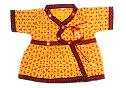 Boys Kids Ethnic Printed Design Cotton Dhoti Kurta Chaniya Choli Set For Casual, Festival, occasional Boys set - 1Y - 2Y
