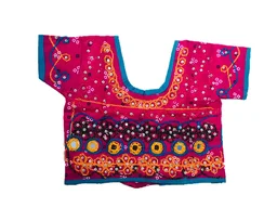 Navratri Garba Full stitches Ghagar Choli,leghnga Choli,Chania Choli Dress-Cotton - 4Y - 5Y