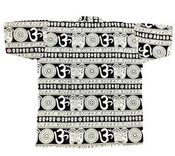 PK HUB Baby Boys & Girls Cotton Om OM Printed Short Kurta - T-Shirt (Pack of 1) - 3-4 Years, 100, Yellow