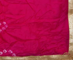 PK HUB Women's Silk Bandhej Multicolor Dupatta - FREE SIZE, Multicolor