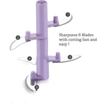 Handy Chopper, xxL, Vegetable Fruit Nut Onion Chopper, Hand Meat Grinder Mixer Food Processor Slicer Shredder Salad Maker Vegetable Tools (900ml) (1) - Plastic, 30 watts