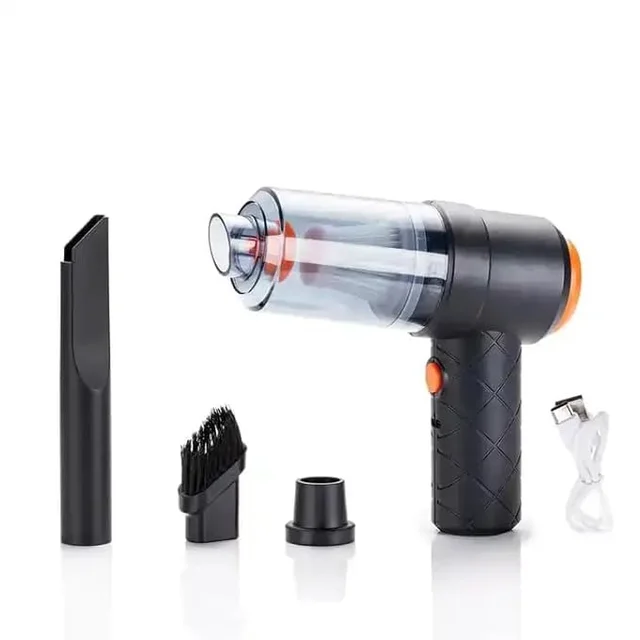 Portable Electric Nail Drill Professional Cleaner Dust Collection/Lighting 3 in 1 Car Vacuum 120W High-Power Handheld Wireless Vacuum Cleaner Home Car Dual USB Rechargeable (Multii)