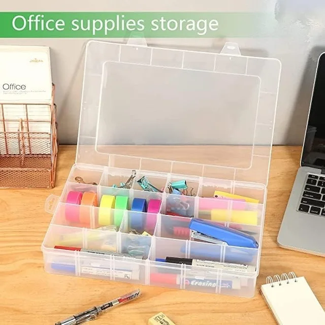Plastic Compartment Cosmetic Rack Display Cases Makeup Lipstick Storage Organizer Holder Box (36 GRID JEWELLRY BOX