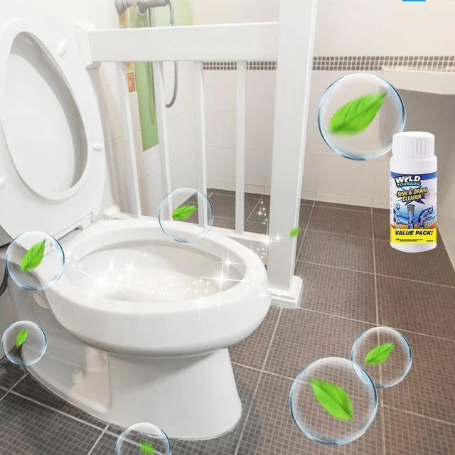 Pipe Dredging Agent Pipe Block Remover Instant Action/Drain Cleaner Powder, Powerful Sink and Drain Cleaner,Powder Agent for Kitchen Toilet Pipe...