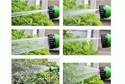 Multifunctional Expandable Magic Flexible Water 5 Meter Hose Pipe with Spray Gun (Multicolor)