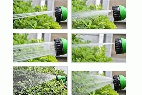 Multifunctional Expandable Magic Flexible Water 5 Meter Hose Pipe with Spray Gun (Multicolor)