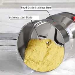 Nima Mixer Grinder Mini Stainless Steel Coffee Spice Nuts Grains Bean Grinder Mixer (NOT Use Liquid)