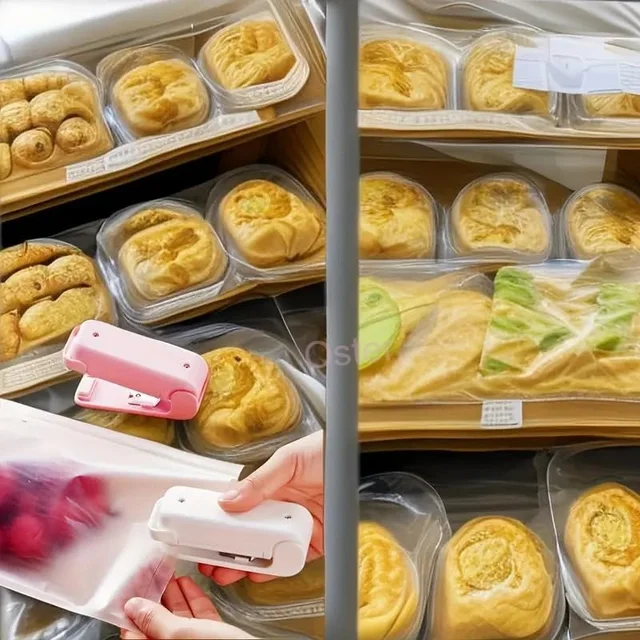 Heat Sealer Mini Sealing Machine for Food Storage Suction Bag, chips, Plastics, Snacks Packages, Packet (single)