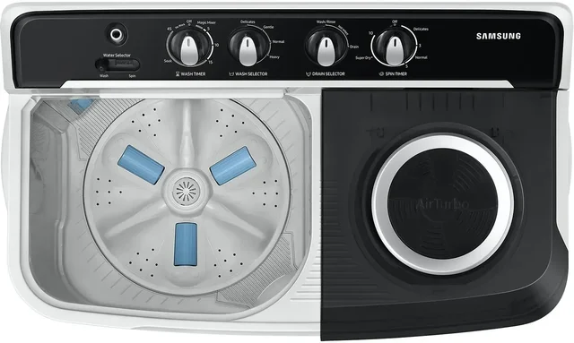 SAMSUNG Samsung 9 kg Semi Automatic Top Load with In-built Heater Grey (WT90C4260GG/TL) - GREY