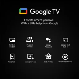 XIAOMI TELEVISION XIAOMI A Pro 80 cm (32 inch) QLED HD Ready Smart Google TV with 200+ Free Channels | HDR 10 | Dolby Audio | Premium Metal Bezel-less Design | DTS X | DTS Virtual: X| Mi TV (L32MB-APIN) - BLACK