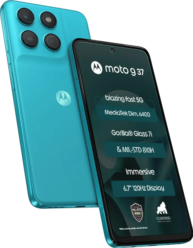 MOTOROLA G37 POWER 4/128GB PANTONE CAPRI (CYAN) - PANTONE CAPRI (CYAN)