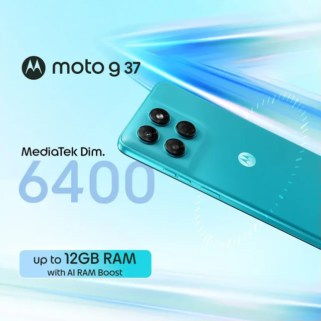 MOTOROLA G37 POWER 4/64GB PANTONE CAPRI (CYAN) - PANTONE CAPRI (CYAN)