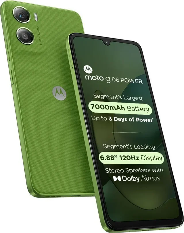 MOTOROLA G06 POWER 4/64GB PANTONE TENDRILL - PANTONE TENDRILL