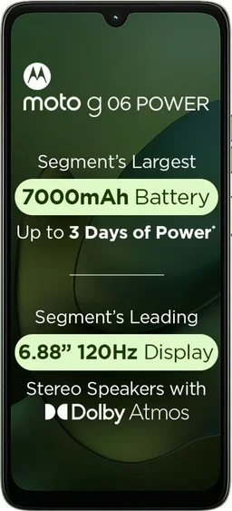 MOTOROLA G06 POWER 4/64GB PANTONE TENDRILL - PANTONE TENDRILL