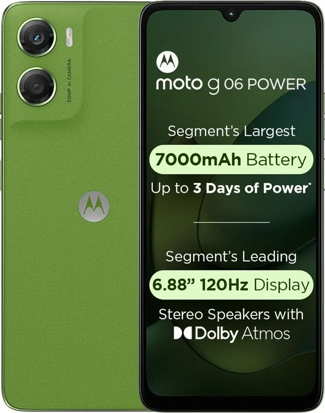 MOTOROLA G06 POWER 4/64GB PANTONE TENDRILL - PANTONE TENDRILL